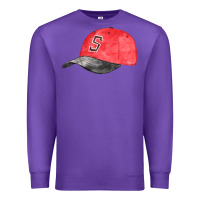 Purple red softball cap fa element Premium Sweatshirt - FaDigitalArtStudio