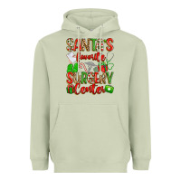 Matcha Santa's Favorite Surgery Center png sublimation de Heavyweight Hoodie - texasbilliewilder