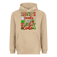 Mushroom Santa's Favorite Surgery Center png sublimation de Heavyweight Hoodie - texasbilliewilder