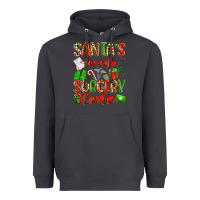 Smoke Santa's Favorite Surgery Center png sublimation de Heavyweight Hoodie - texasbilliewilder