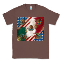 Chestnut American with mexican flag Classic Tee - RanaPortraitStore