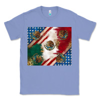 Colony Blue American with mexican flag Classic Tee - RanaPortraitStore