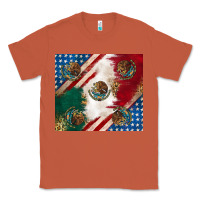 Copper American with mexican flag Classic Tee - RanaPortraitStore