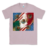Lilac American with mexican flag Classic Tee - RanaPortraitStore