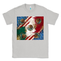 Moon Dust American with mexican flag Classic Tee - RanaPortraitStore