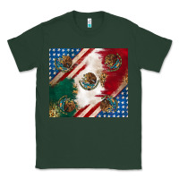 Sports Green American with mexican flag Classic Tee - RanaPortraitStore