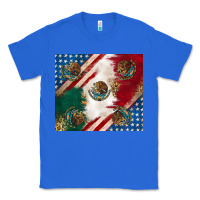 True Royal American with mexican flag Classic Tee - RanaPortraitStore