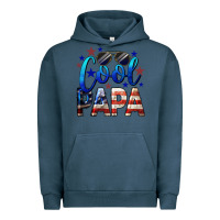 Pigment Midnight Navy Cool Papa American Urban Hoodie - LillyAllenDesigns