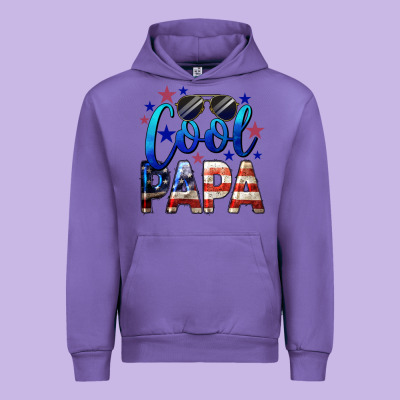 Cool Papa American Urban Hoodie Designed By Lillyallendesigns