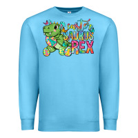 Ocean Blue Easter Saurus Rex Easter Day Premium Sweatshirt - Neo Western