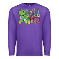Purple Easter Saurus Rex Easter Day Premium Sweatshirt - Neo Western