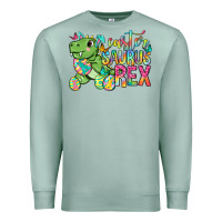 Seafoam Easter Saurus Rex Easter Day Premium Sweatshirt - Neo Western