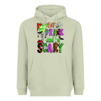Matcha eat drink and be scary Heavyweight Hoodie - Zillion Design Studio
