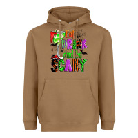 Toasted Coconut eat drink and be scary Heavyweight Hoodie - Zillion Design Studio