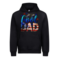 Black Cool American Dad Urban Hoodie - LillyAllenDesigns