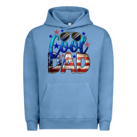 Pigment Pebble Blue Cool American Dad Urban Hoodie - LillyAllenDesigns