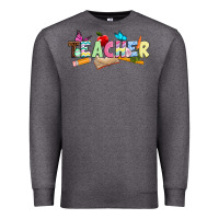 Charcoal Heather Easter Teacher Easter Day Premium Sweatshirt - Neo Western
