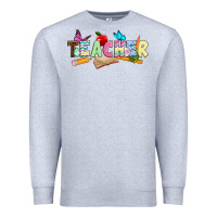 Heather Grey Easter Teacher Easter Day Premium Sweatshirt - Neo Western
