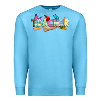 Ocean Blue Easter Teacher Easter Day Premium Sweatshirt - Neo Western