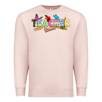 Pale Pink Easter Teacher Easter Day Premium Sweatshirt - Neo Western