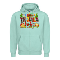 Seafoam tequila tribe Zipper Hoodie - RanaPortraitStore