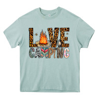 Arona Love Camping Heavy Core Tee - CowhideDigitalArt