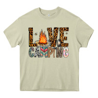 Mossy Love Camping Heavy Core Tee - CowhideDigitalArt