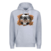 Heather Grey soccer mom Premium Hoodie - AdoDesignShop