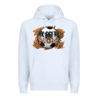 White soccer mom Premium Hoodie - AdoDesignShop