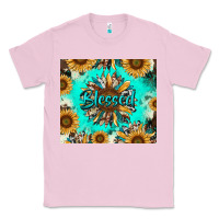 Bubblegum Pink blessed sunflowers Classic Tee - RanaPortraitStore