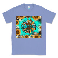 Colony Blue blessed sunflowers Classic Tee - RanaPortraitStore