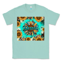Seafoam blessed sunflowers Classic Tee - RanaPortraitStore