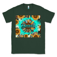 Sports Green blessed sunflowers Classic Tee - RanaPortraitStore