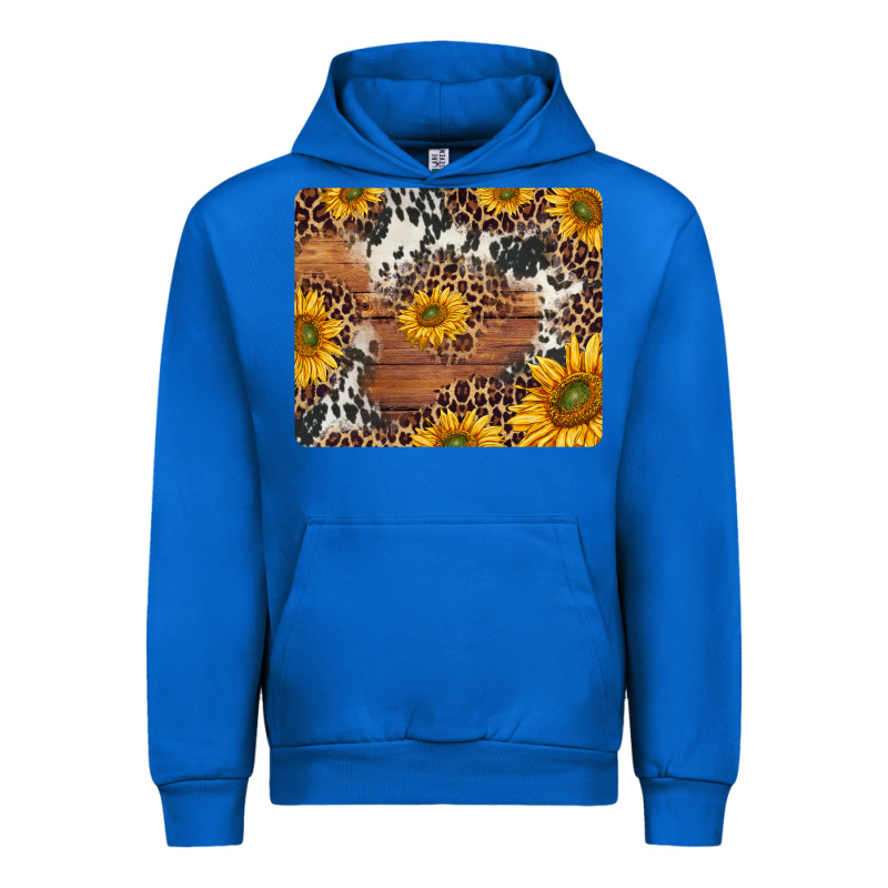 Sunflowers Cowhide Leopard Mousepad Urban Hoodie by Jasminsmagicworld | Teevron