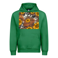 Emerald sunflowers cowhide leopard mousepad Urban Hoodie - Jasminsmagicworld