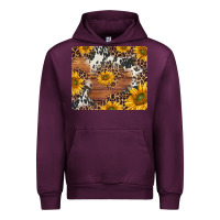 Mauve Wine sunflowers cowhide leopard mousepad Urban Hoodie - Jasminsmagicworld