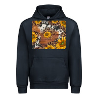 Navy sunflowers cowhide leopard mousepad Urban Hoodie - Jasminsmagicworld