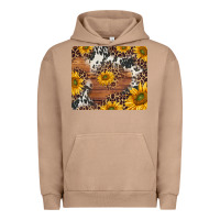 Pigment Burro sunflowers cowhide leopard mousepad Urban Hoodie - Jasminsmagicworld