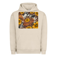Pigment French Oak sunflowers cowhide leopard mousepad Urban Hoodie - Jasminsmagicworld