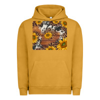 Pigment Peanut Butter sunflowers cowhide leopard mousepad Urban Hoodie - Jasminsmagicworld