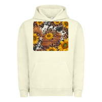 Pigment Pistachio sunflowers cowhide leopard mousepad Urban Hoodie - Jasminsmagicworld