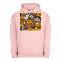 Pigment Salmon sunflowers cowhide leopard mousepad Urban Hoodie - Jasminsmagicworld