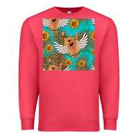 Cardinal rock n roll hands seamless pattern Premium Sweatshirt - HRA Design Shop