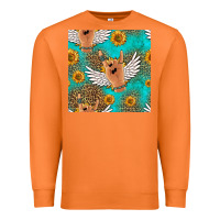 Carrot rock n roll hands seamless pattern Premium Sweatshirt - HRA Design Shop