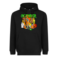 Black october 31 Heavyweight Hoodie - Zillion Design Studio
