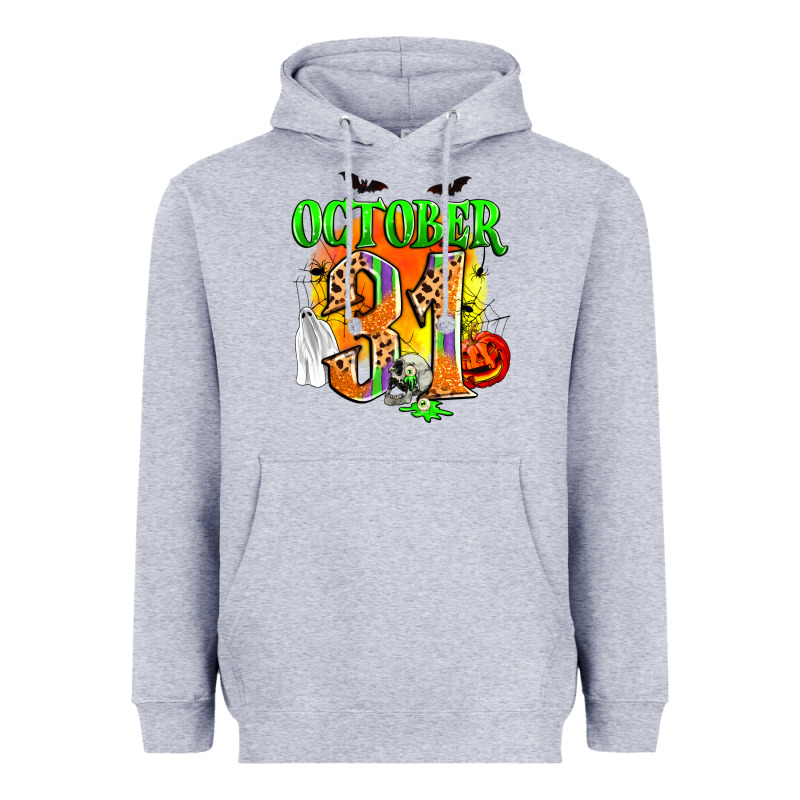 October 31 Heavyweight Hoodie by Zillion Design Studio | Teevron