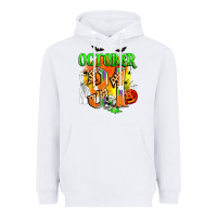 White october 31 Heavyweight Hoodie - Zillion Design Studio