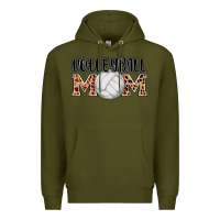 Army Green volleyball mom Premium Hoodie - AdoDesignShop
