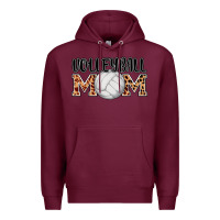 Burgundy volleyball mom Premium Hoodie - AdoDesignShop