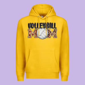 Volleyball Mom Premium Hoodie Designed By Adodesignshop